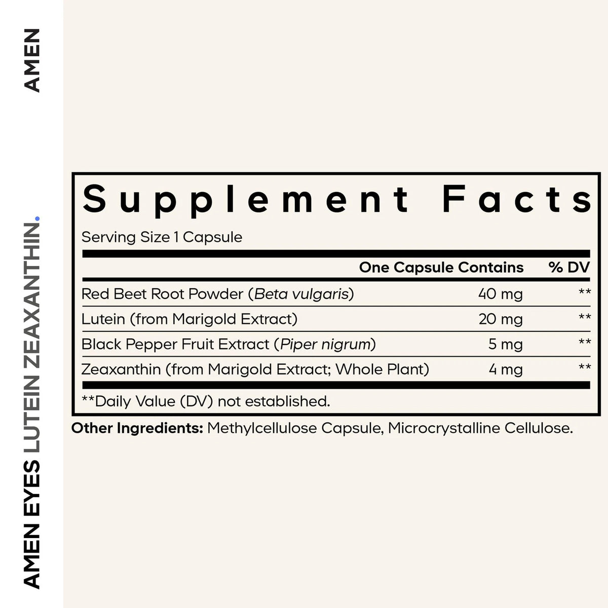 Lutein Zeaxanthin Capsules with Marigold Extract & Beet Root (90 Count)