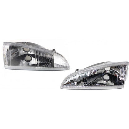 Pair Headlights for Dodge Intrepid (1995–1997) PLX-M0-CS081-U001L, CH2502107, CH2503107