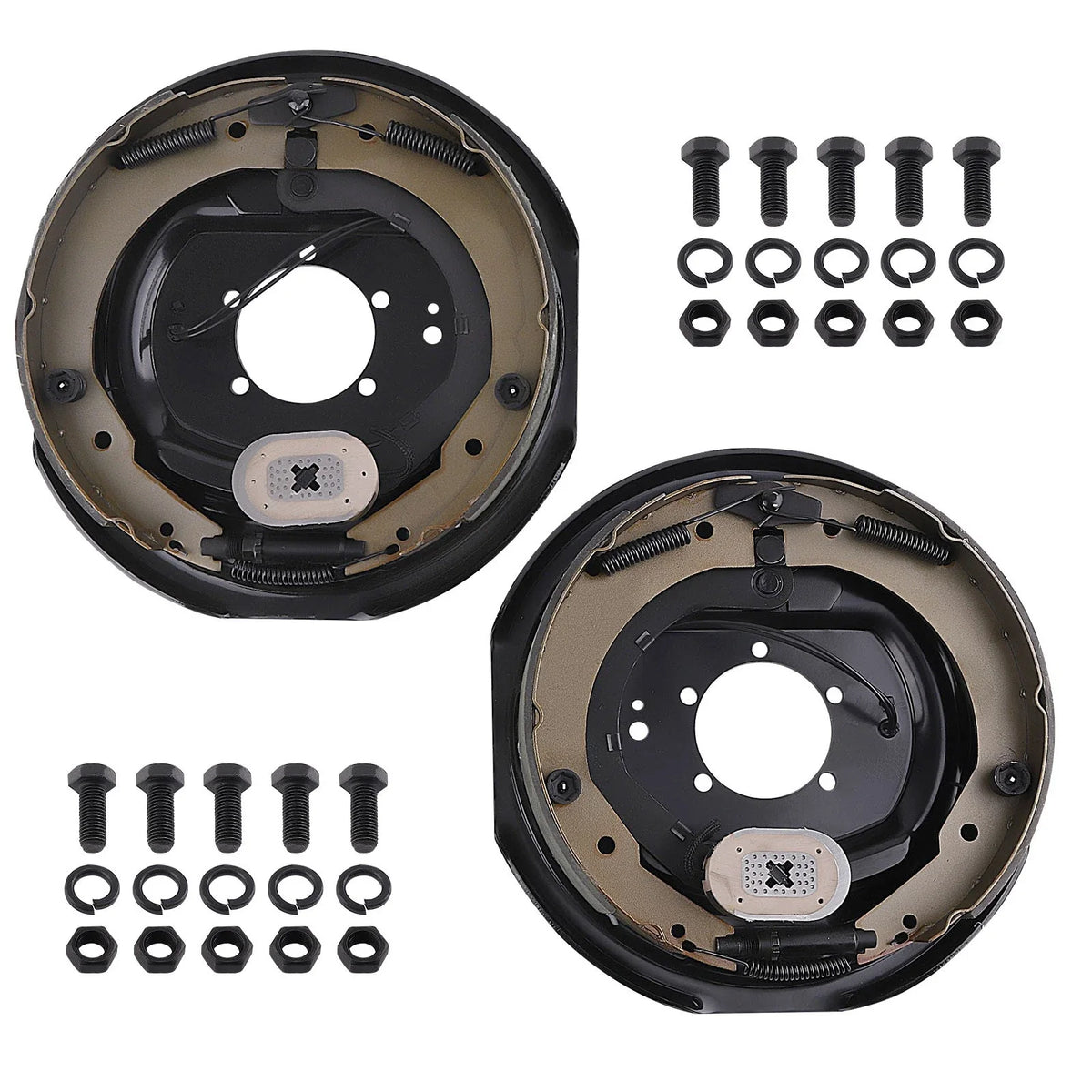 2pc Electric Trailer Brake Assembly for 7000 lbs (12" x 2")