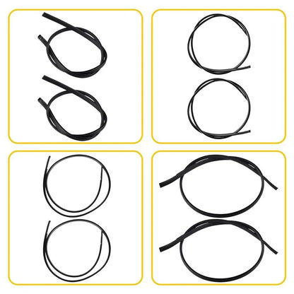 Set of 2 Roof Trim Molding Kit for Toyota Corolla (2009–2013) Black