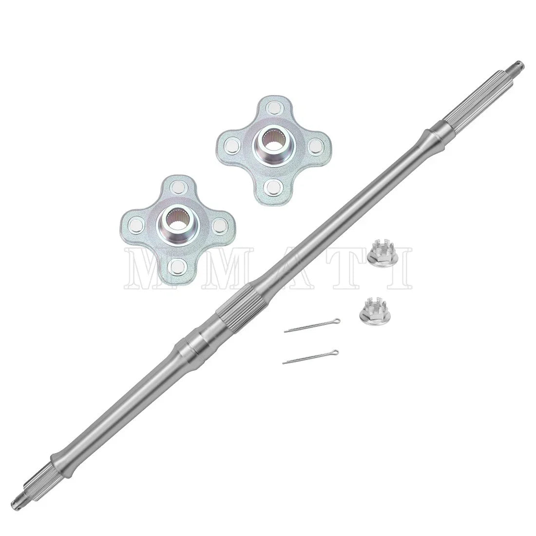 Rear Axle Shaft & Wheel Hubs for Yamaha Kodiak 450, Wolverine 450 (2003–2010)