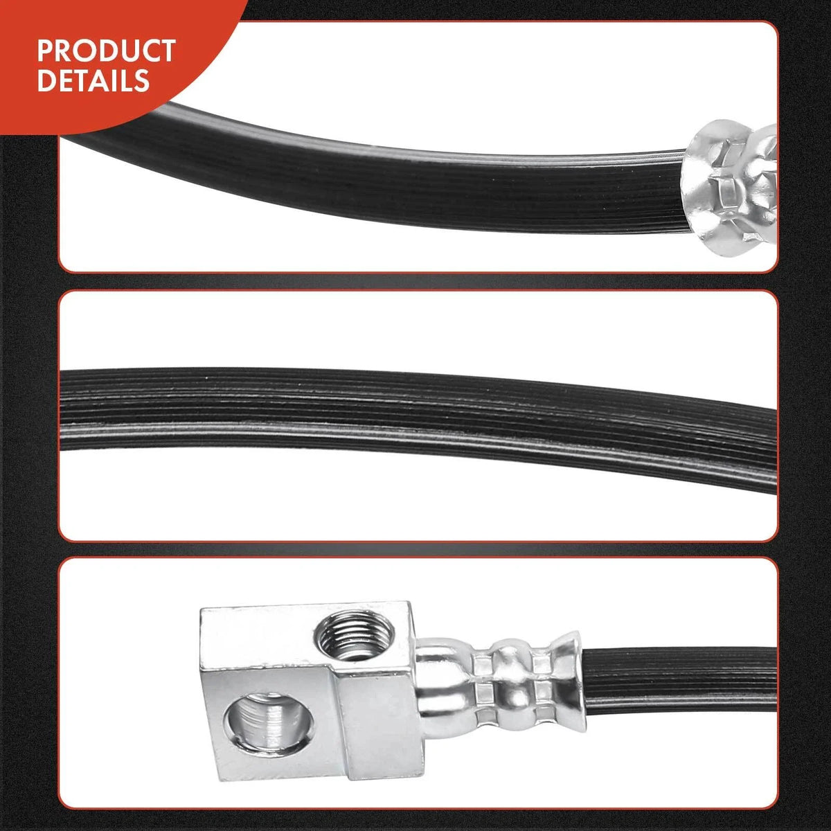 Rear Center Brake Hydraulic Hose for Chevy Blazer S10 GMC Jimmy (1995–2005)