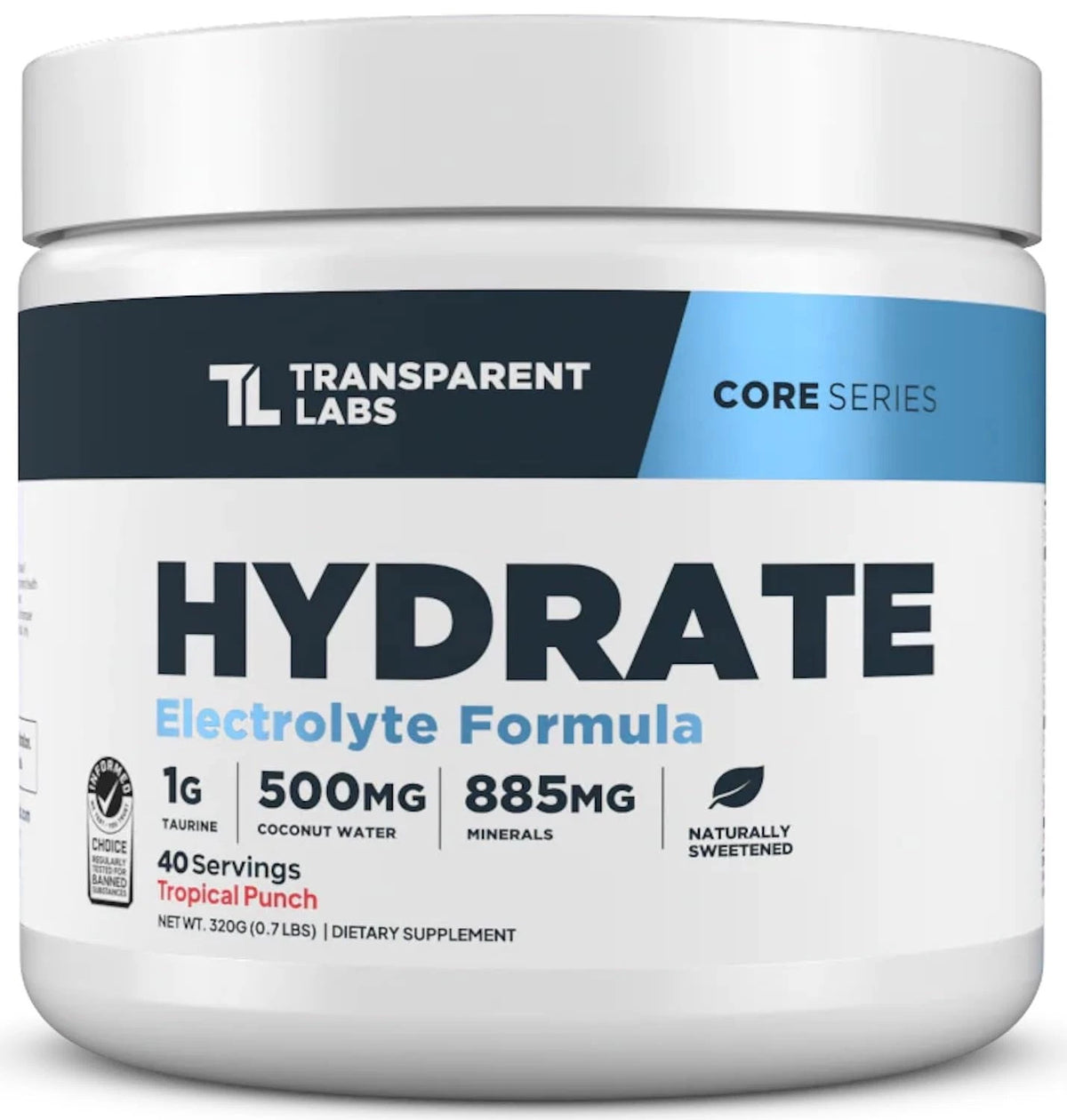 Transparent Labs Hydrate for Hydration (Pack of 1)