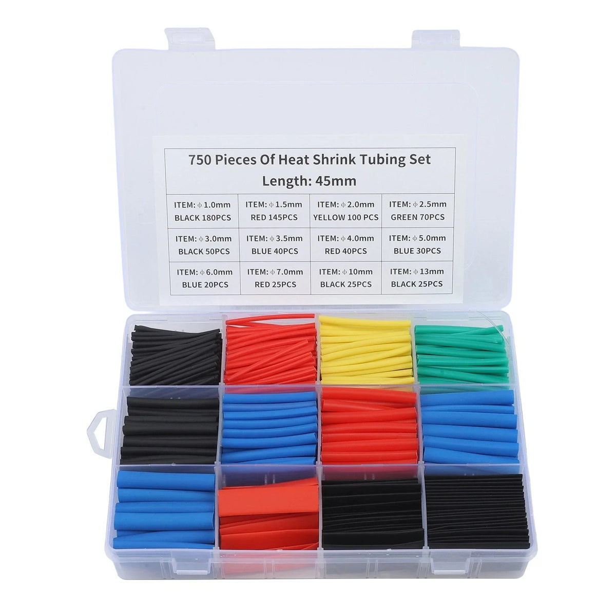 Heat Shrink Tubing Assortment Kit 280pcs for Electrical Wire Protection