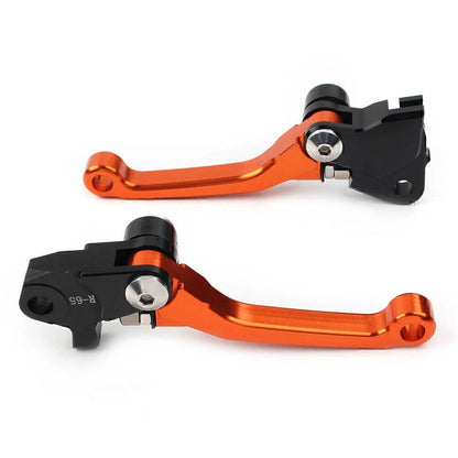 Orange Pivot Brake Clutch Levers for Yamaha YZ 250F YZ 426F YZ 450F (2009–2020)