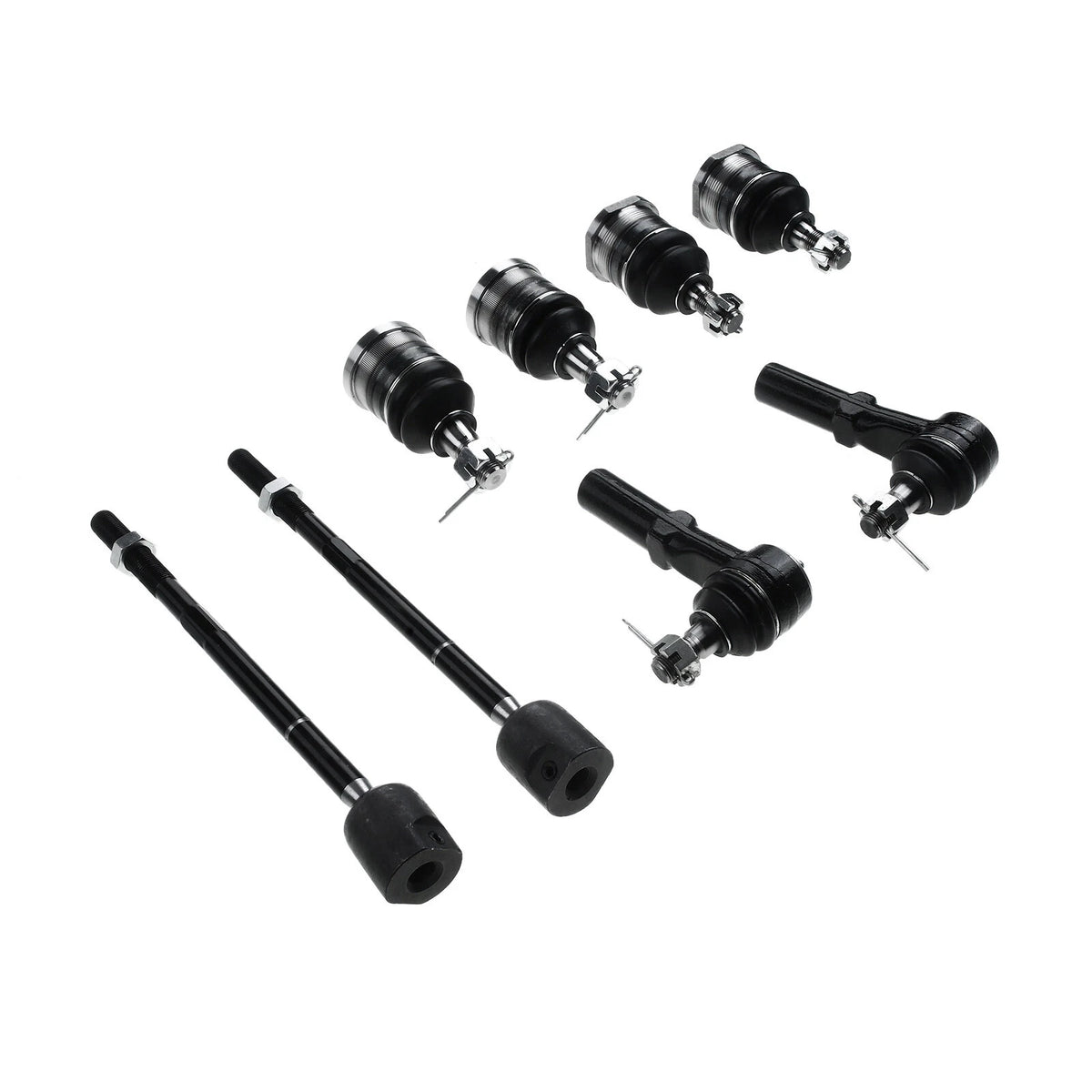 Set of 8 Front Inner & Outer Tie Rod End Ball Joints for Dodge Dakota (1991–1996) K778, K7025, EV252, ES3011RL