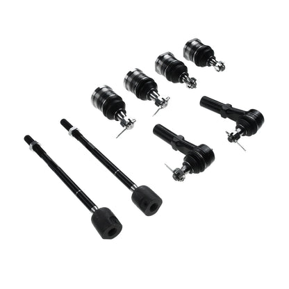 Set of 8 Front Inner & Outer Tie Rod End Ball Joints for Dodge Dakota (1991–1996) K778, K7025, EV252, ES3011RL