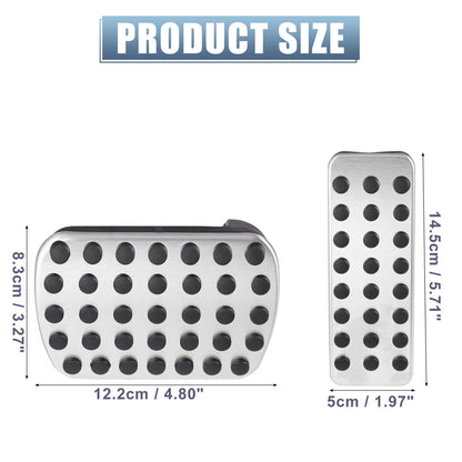 2X Gas Brake Pedal Pads Cover for Mercedes-Benz GLE GLS ML GL 350 (2013–2019)