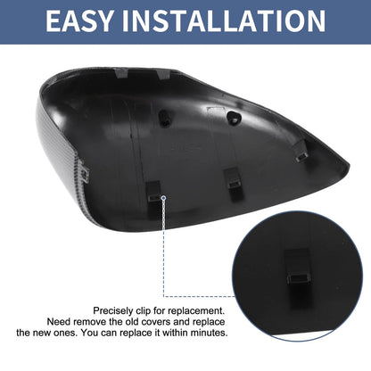 Mirror Cover Cap Set for Ford Fiesta MK7 (2008–2017)
