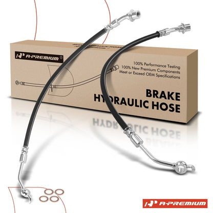 2X Front Brake Hydraulic Hose for Lexus GS350 (2007–2011) 9094702E53, 2201322