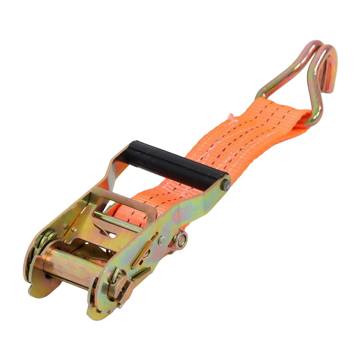 10 Pack 1.5" × 20' 4000 Lbs Ratchet Straps J Hook Tie Downs Orange