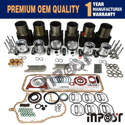 F6L912 STD Overhaul Rebuild Kit for Deutz F6L912 (Engine Piston Gasket)