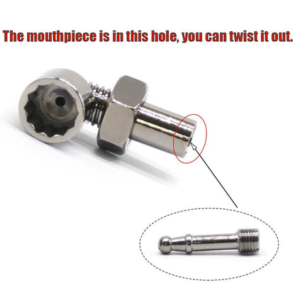 Mini Metal Filter Tobacco Smoking Pipe for Pocket Herb Use