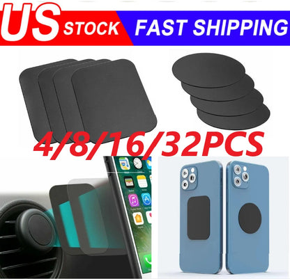 Metal Plates Adhesive Stickers for Magnetic Car Mount Phone Holder