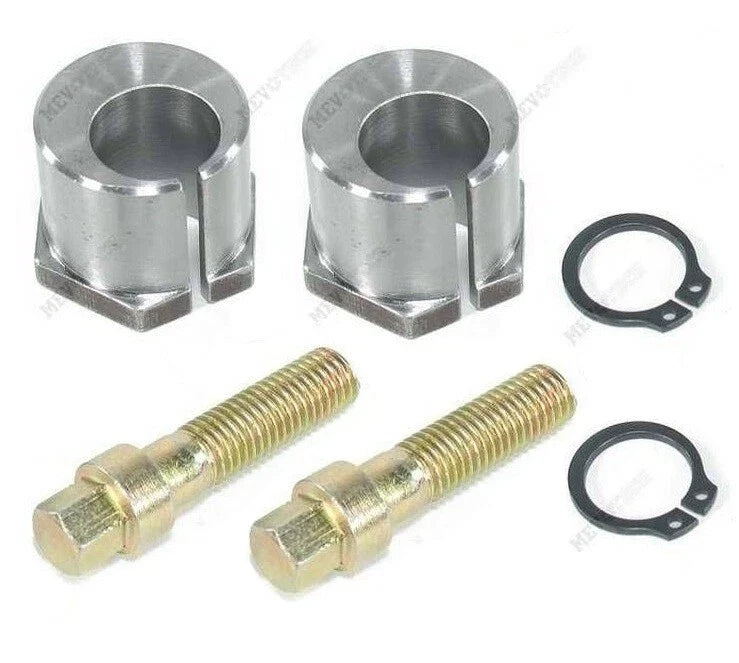 Set of 2 Adjustable Front Alignment Casters for Ford F-150 F-250 F-350 (RWD)