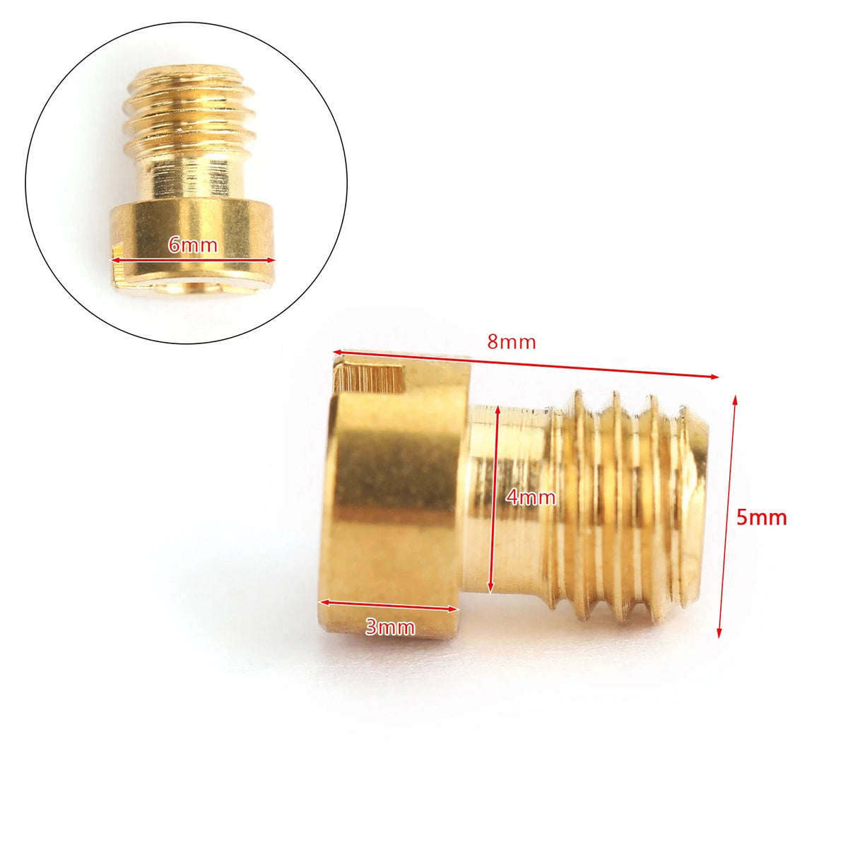10 Round Head Main Jet Kit for Motorcycle Scooter PZ19 T9 (82-105)