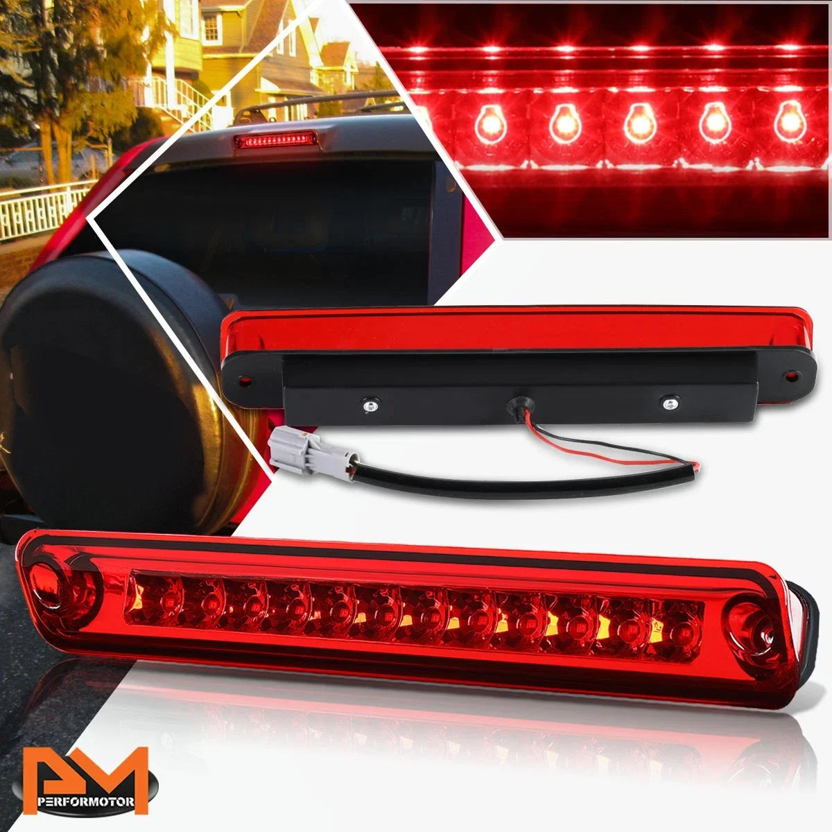Full LED Third Tail Brake Light for Honda Passport (1994–1997)