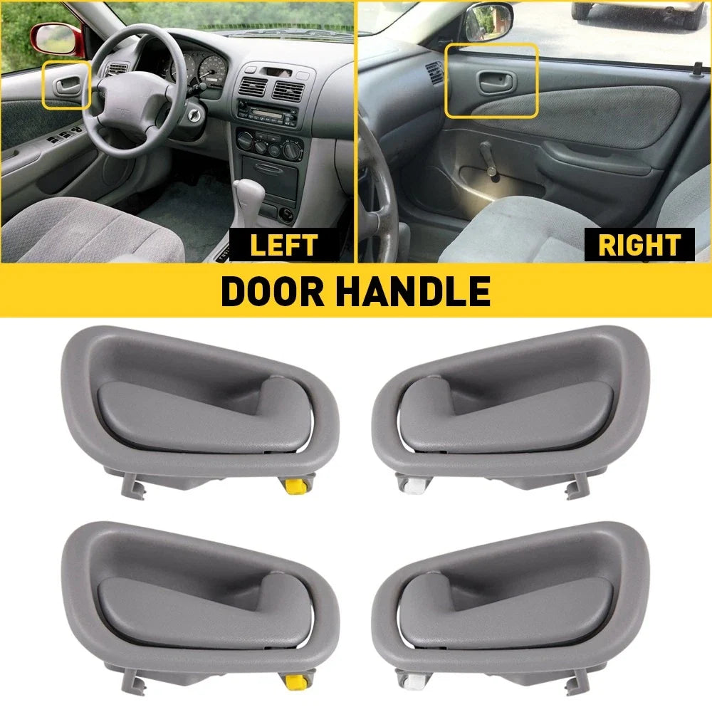 Set of 4 Inside Door Handles for Toyota Corolla (1998–2002)