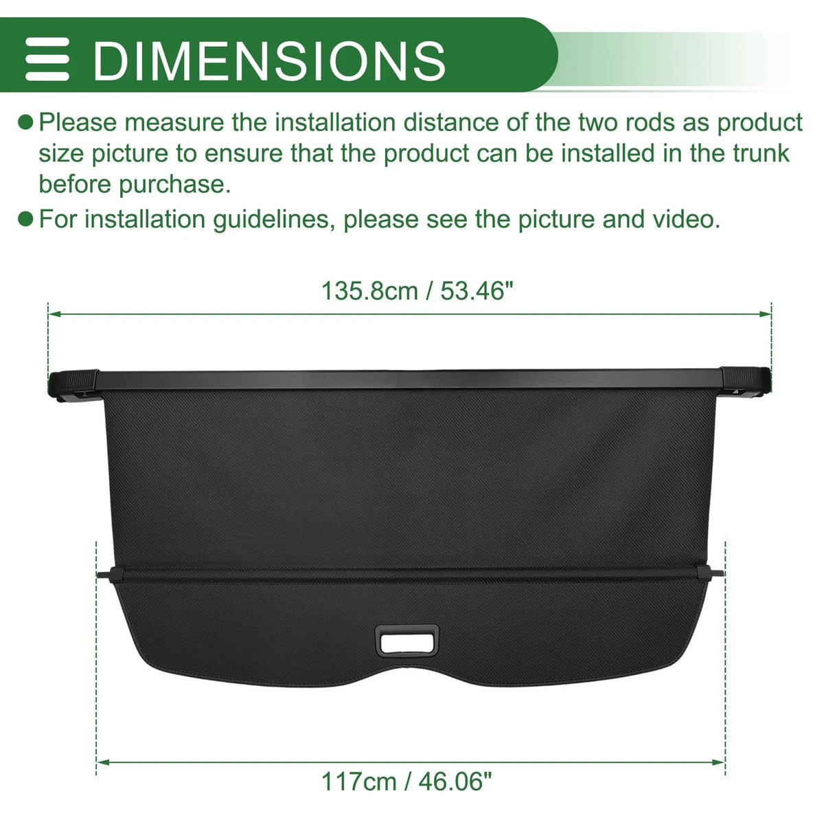 Retractable Cargo Cover for Volkswagen Touareg (2004–2017) Black Carbon Fiber