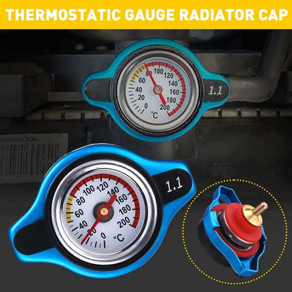 High Pressure Radiator Cap w/ 1.1Bar Gauge for