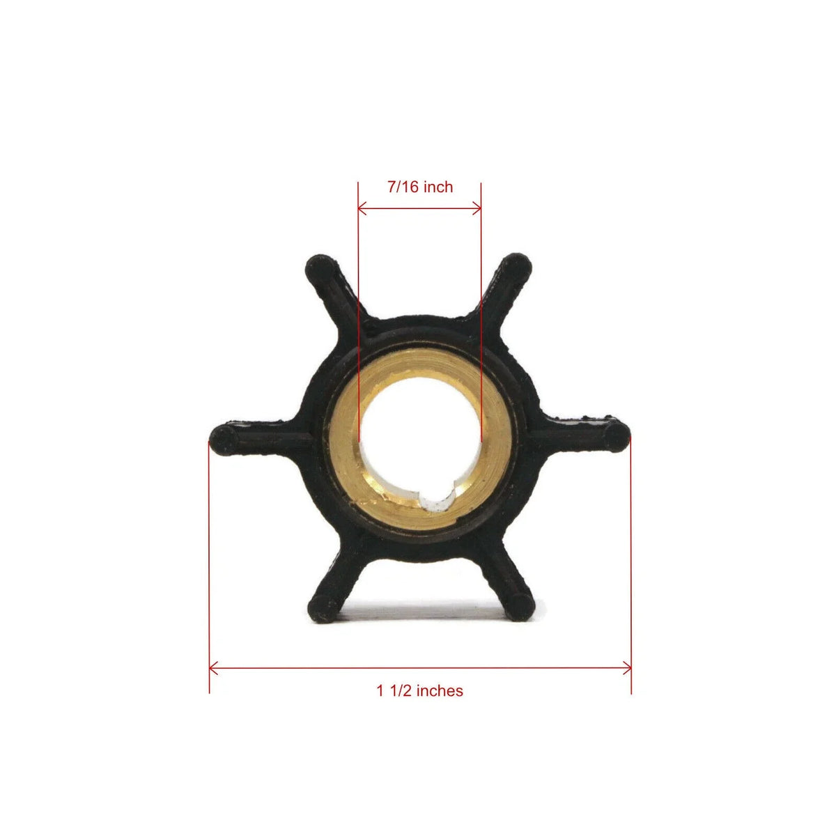 Water Pump Impeller Kit for Johnson Evinrude 4/5/6/8 HP Outboard (396644)