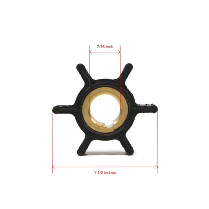 Water Pump Impeller Kit for Johnson Evinrude 4/5/6/8 HP Outboard (396644)