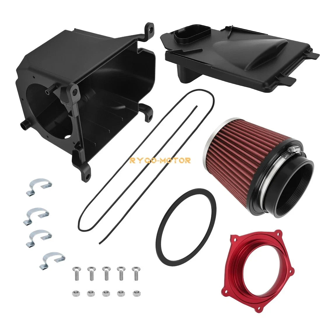 Air Filter Intake Holder Adapter w/ Air Box Assembly for Yamaha YFZ450 (2004–2013)