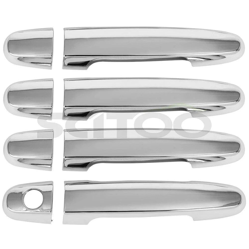Set of 4 Door Handle Covers for Toyota Corolla (2003–2013) Chrome