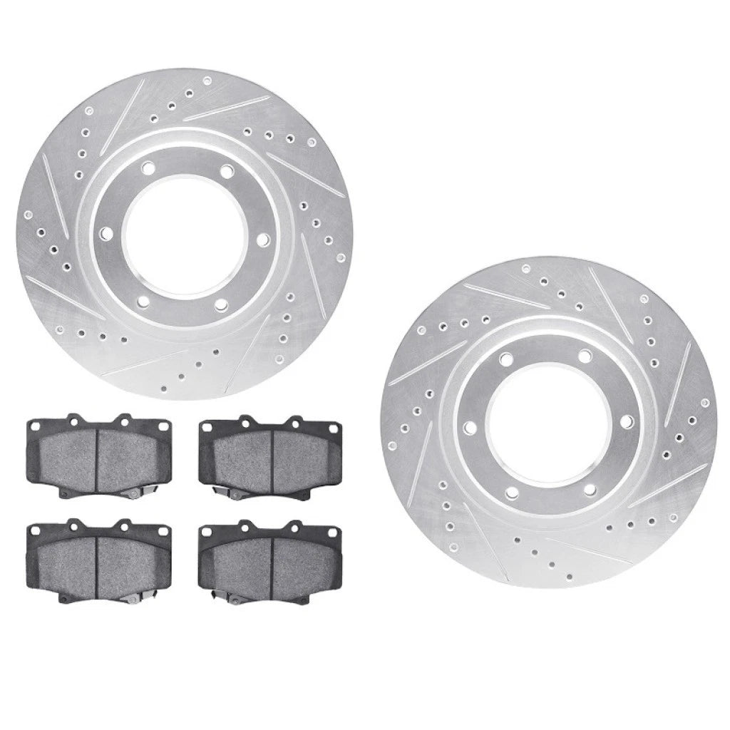 Rotor Set for Toyota Land Cruiser (1993–1997) ALX-PAU-DF-7512-76087-CLA2