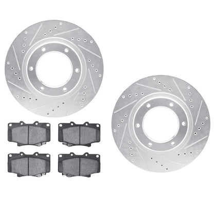 Rotor Set for Toyota Land Cruiser (1993–1997) ALX-PAU-DF-7512-76087-CLA2