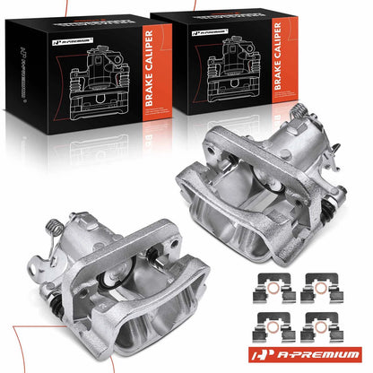 A-Premium Pair Rear Brake Calipers for Chevrolet Malibu (2014–2015) 13580999, 13580997, 18-B5504, 18-B5505