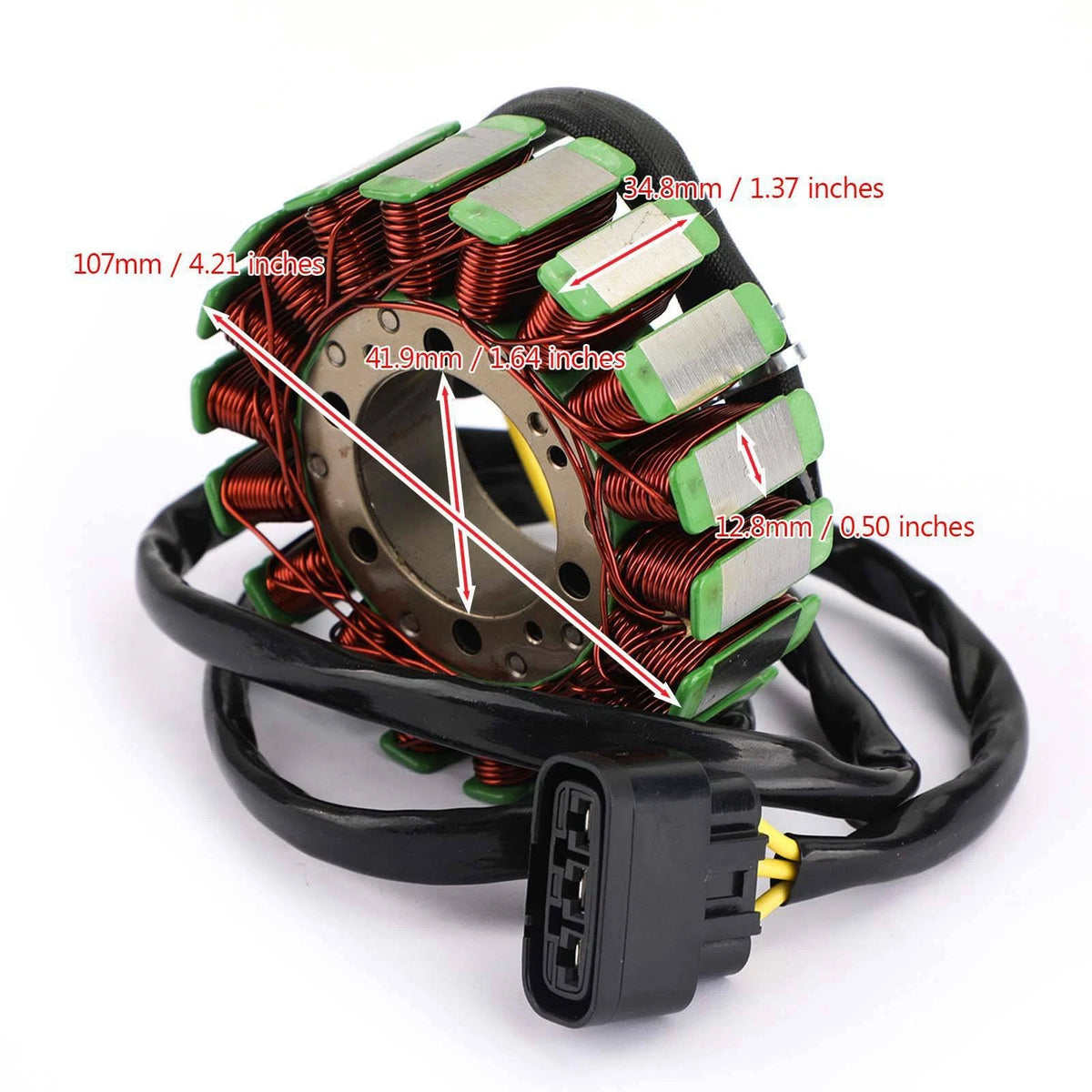 Generator Stator for Ducati Diavel / Monster 1200 / Hypermotard 939 950 (2014–2020) - 26420461A, 26420511A, 26420501B