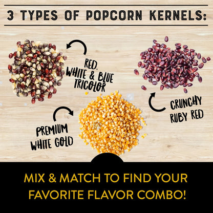 Popcorn Gift Set for Movie Night (21.75 Ounce)