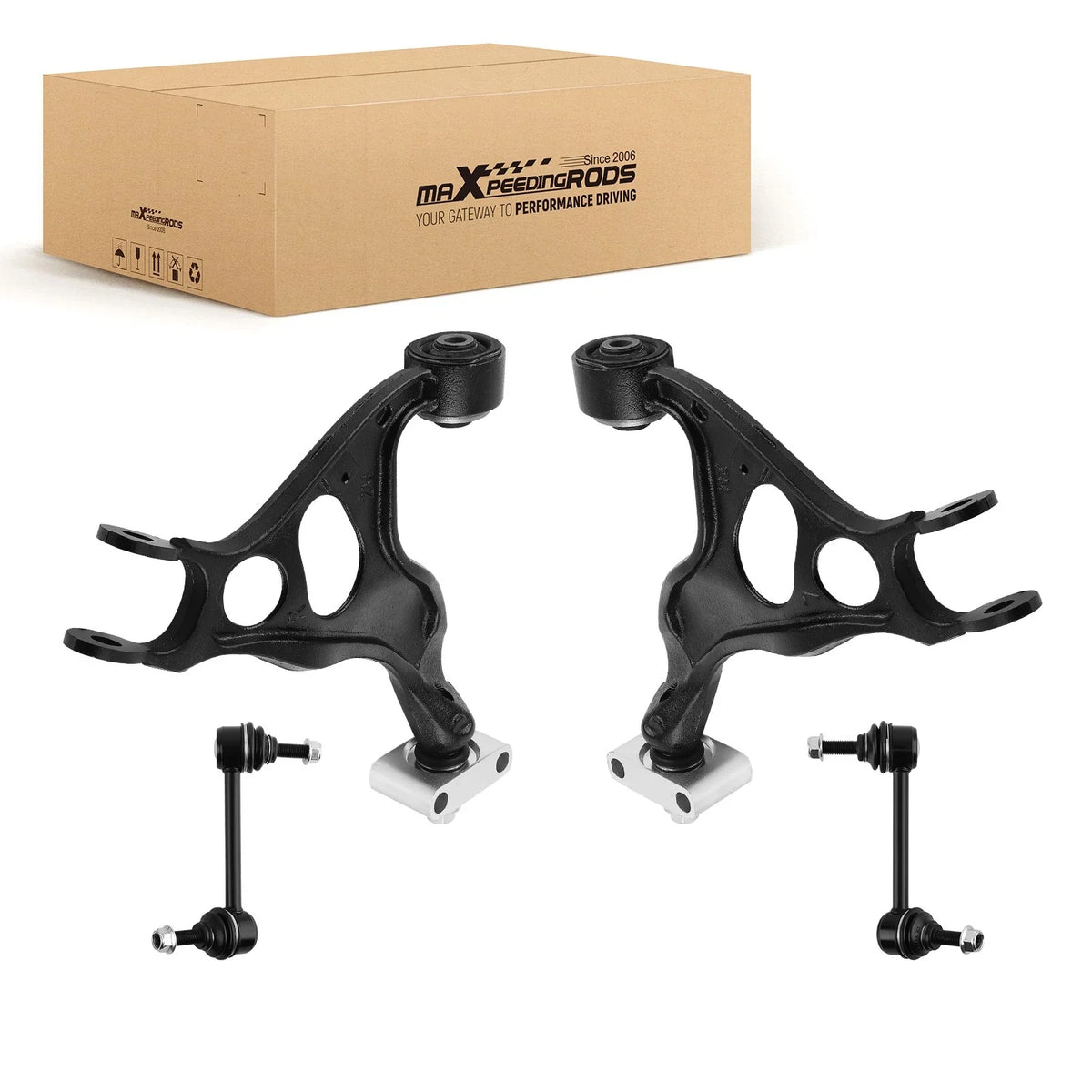 Rear Upper Control Arms Sway Bar Links Kit for Ford Explorer Flex Taurus MKS MKT (2009–2019)