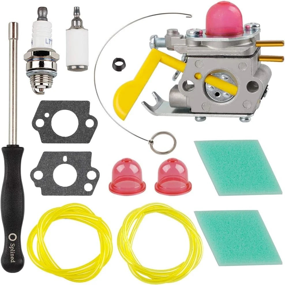 Carburetor Kit for Poulan Featherlite & Craftsman String Trimmers