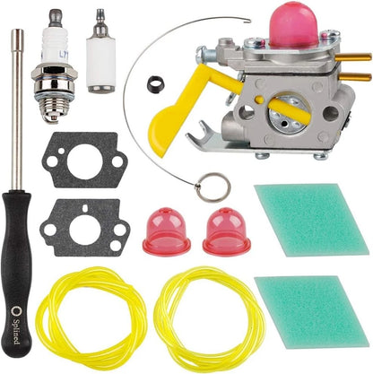Carburetor Kit for Poulan Featherlite & Craftsman String Trimmers