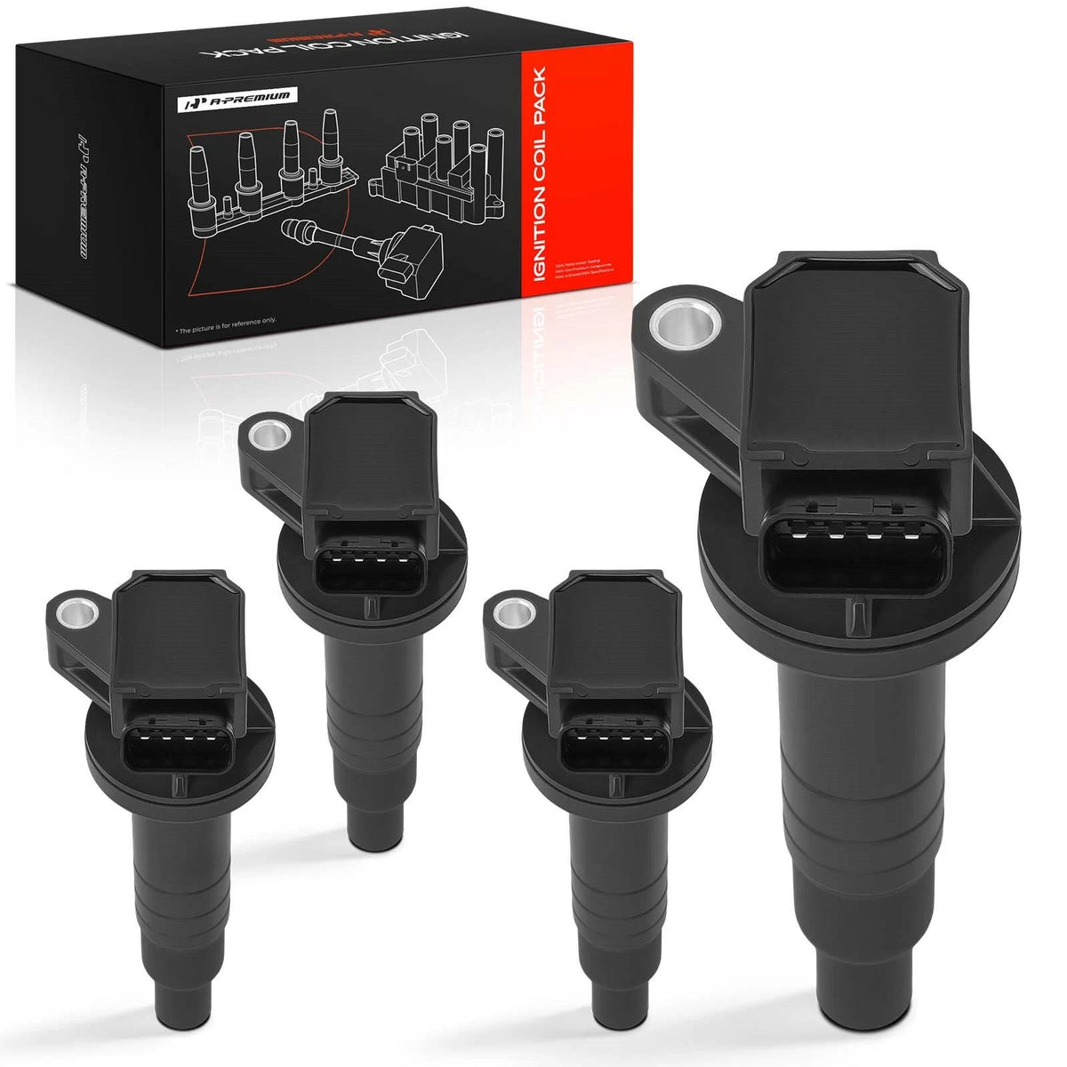 Set of 4 Ignition Coils for Toyota Corolla (1999–2008) - 9008019015, UF-247