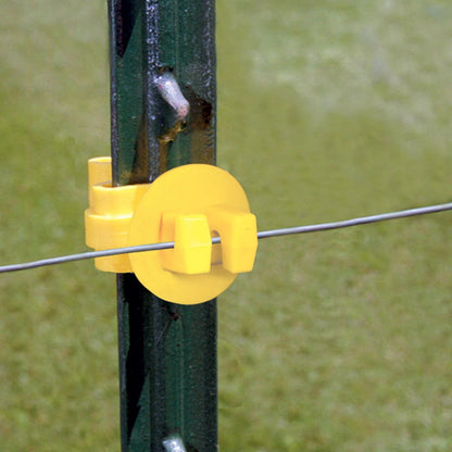 25 Pack of Zareba T-Post Insulators for Standard Fencing