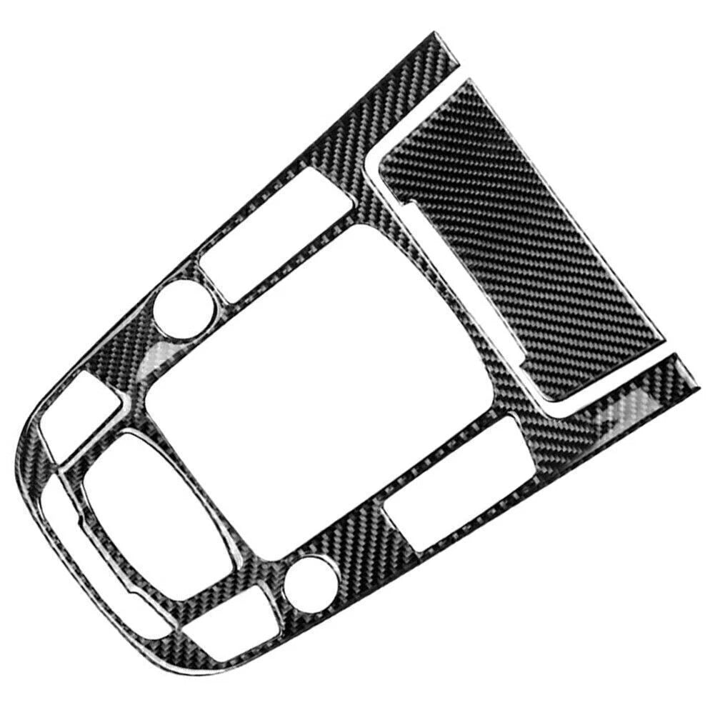 2X Carbon Fiber Gear Shift Box Panel Cover Trim for Audi A4 A5 Q5 (2013–2018)