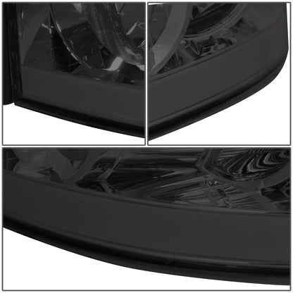 LED DRL Headlight for Dodge Ram Pickup (2006–2009) Smoked Housing