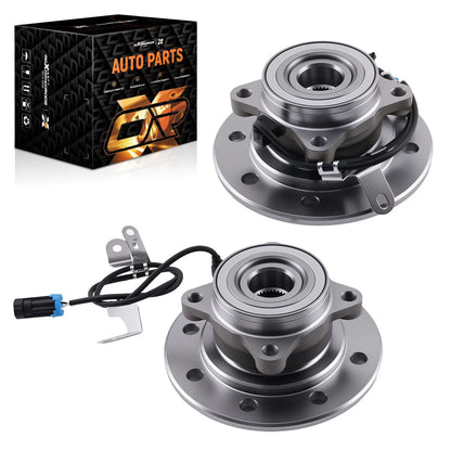 Set of 2 Front Wheel Hub & Bearing for GMC K2500 K3500 (1996–2000) WA515048