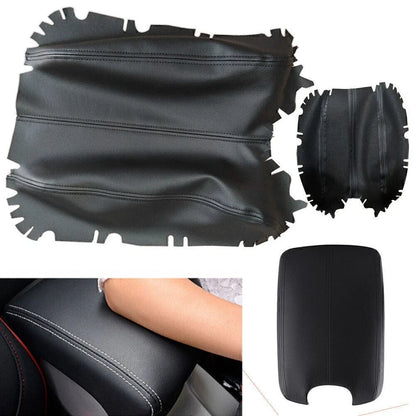 Armrest Center Console Cover for Honda Accord (2008–2013) Microfiber Leather Black
