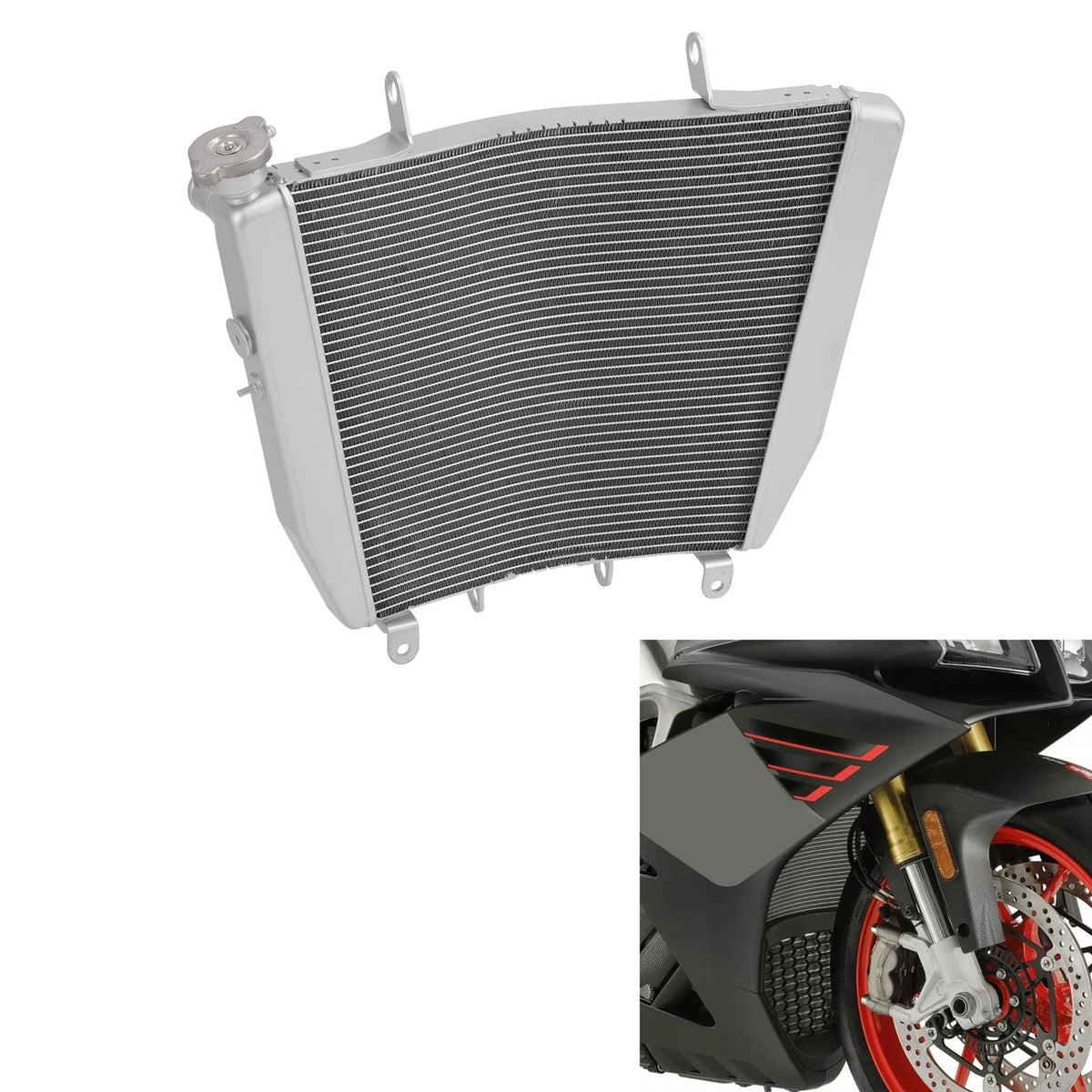Radiator Cooler for Aprilia RSV4, Tuono V4 (2009–2024) Aluminum