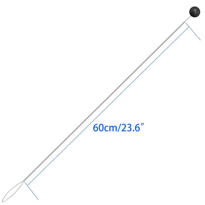 Heavy Duty Button Grabber Tool for Car Emergency (60cm Stainless Steel)