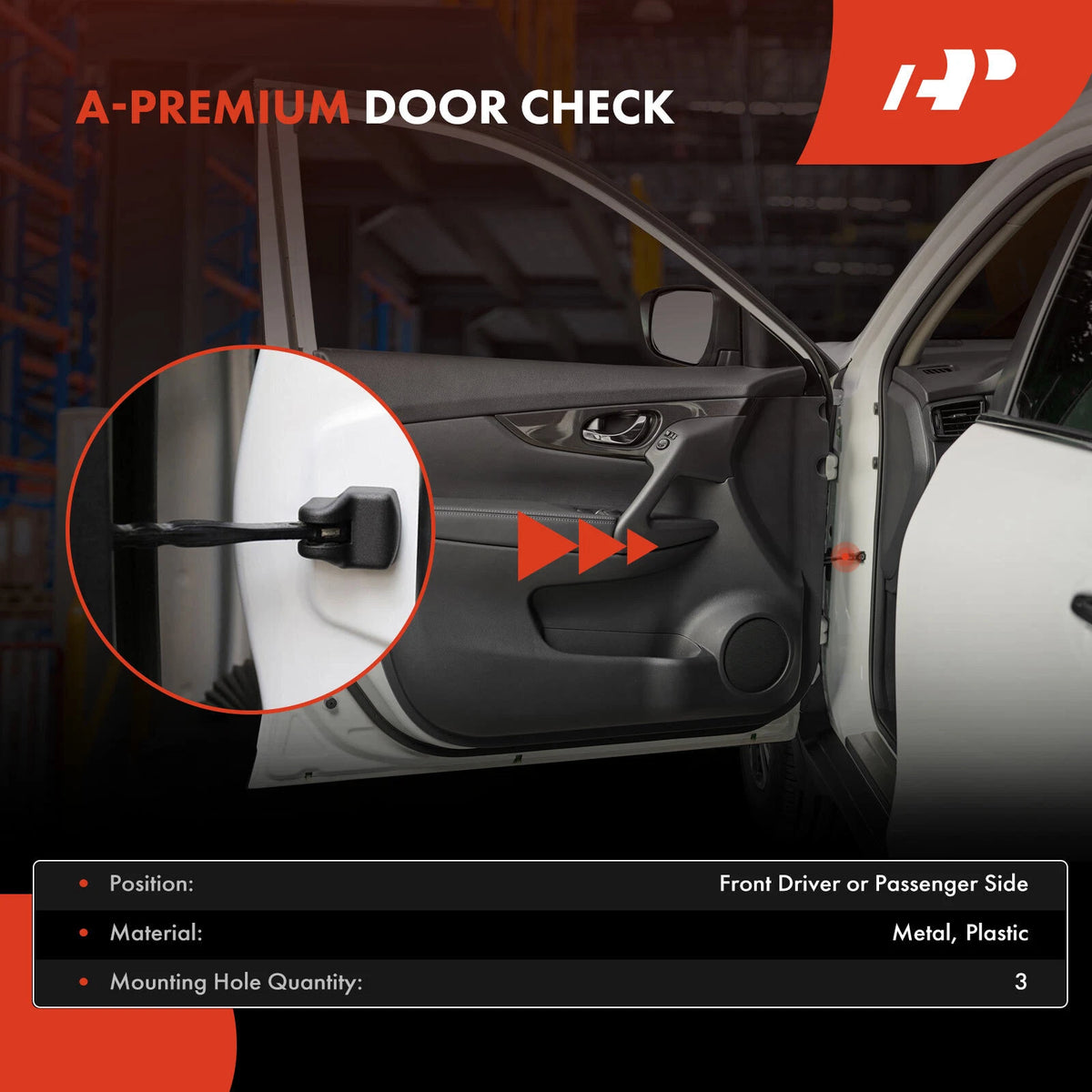 Door Check for BMW 325Ci 330Ci M3 (2001–2006) 51217026384, V206137