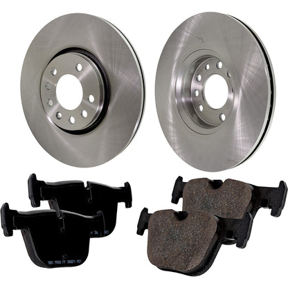 Rear Brake Disc Rotors and Pads Kit for BMW 428i Gran Coupe (2015)
