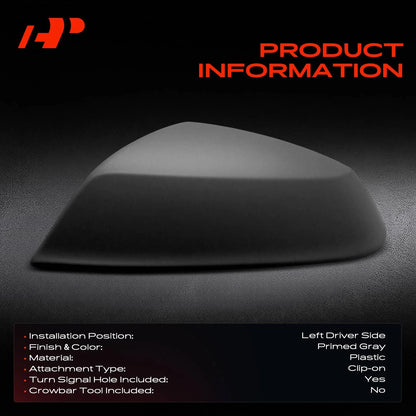 Driver Side Mirror Cover Cap for Audi Q5 SQ5 (2018–2024) 80A857527GRU
