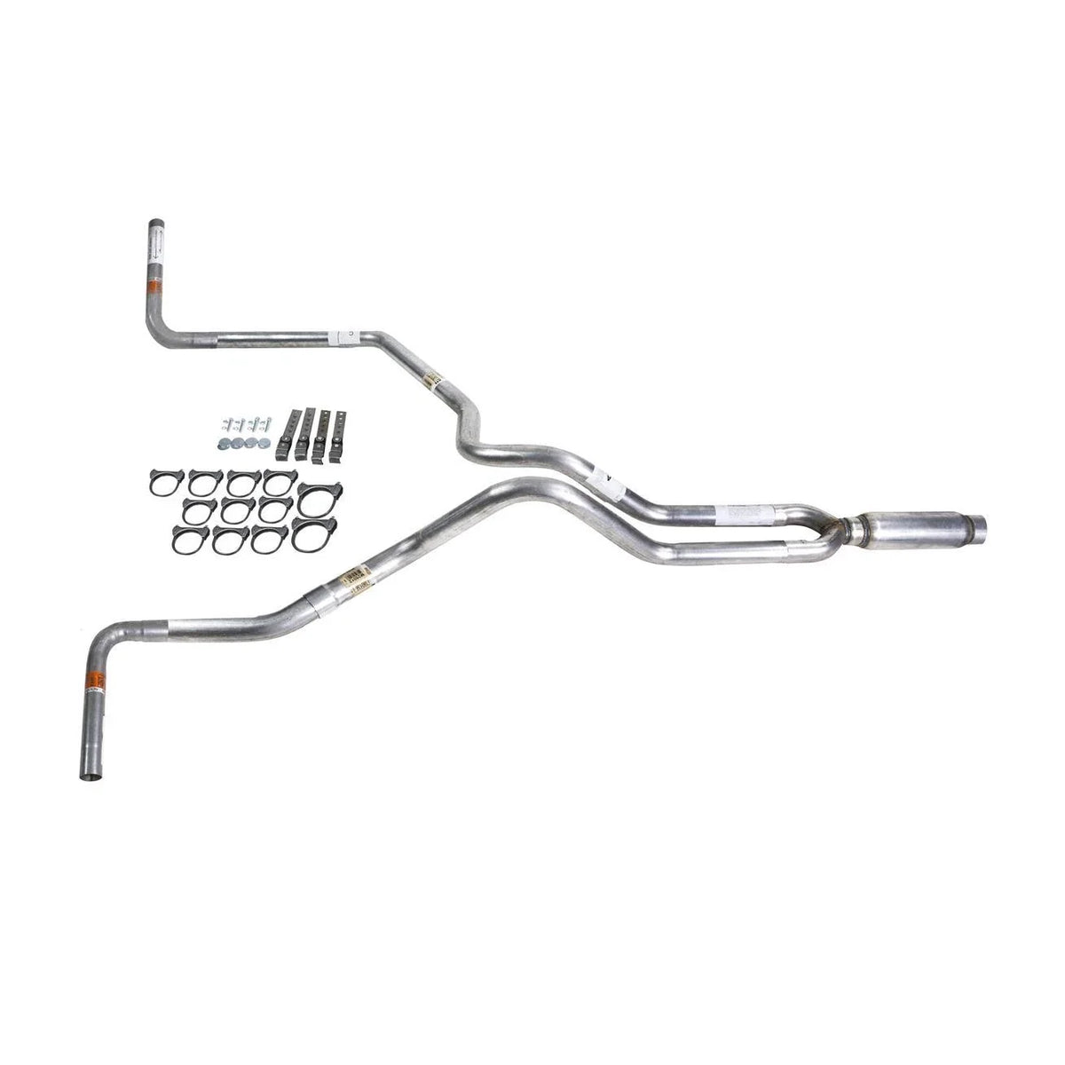 Dual Exhaust 2.5" MA Pipe Glass Pack Muffler for Ram (2009–2013)