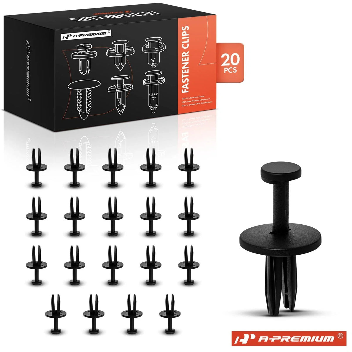 20Pcs Nylon Bumper Fascia Fastener Clips for Jeep Grand Cherokee