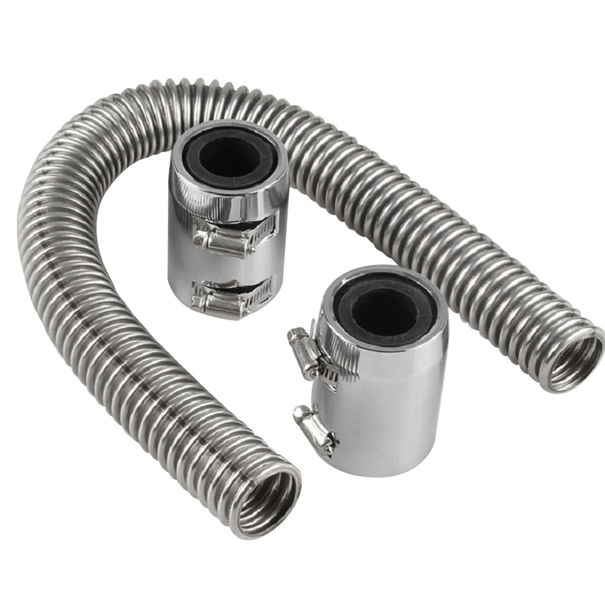24" Stainless Steel Radiator Hose Kit for Upper or Lower Applications